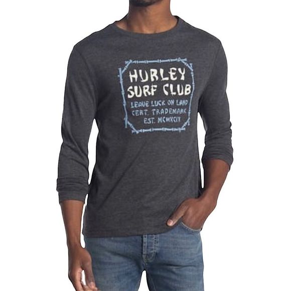 NWT Hurley Surf Club Long Sleeve T Shirt sz L - Picture 1 of 5